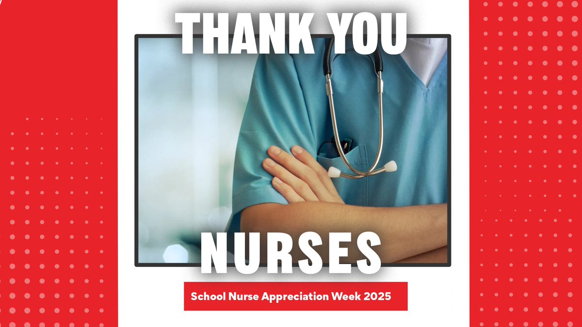🩺 Thank you to our amazing school nurses! We’re grateful for your care, compassion, and the vital role you play in supporting the health and well-being of our learners every day.