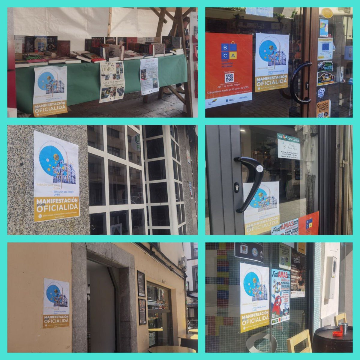 Mañana, n'Uviéu, llueva o truene, "a la cai, que yá ye hora". 
#oficialidá