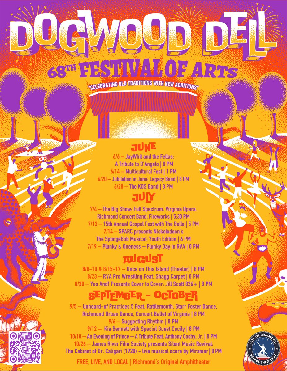 rvaparksandrec's tweet image. Who's ready for the 68th Festival of Arts!?!?! The fun begins on June 6!