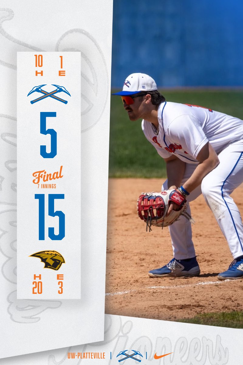 UW-Platteville Athletics (@uwp_pioneers) on Twitter photo Final score against Oshkosh. <a href="/UWPlattBaseball/">UW-Platteville Baseball</a> will get a rematch with UW-Whitewater later today with the winner advance to tomorrow’s WIAC Championship game. #SwingTheAxe #uwplatteville #platteville #uwp Final score against Oshkosh. <a href="/UWPlattBaseball/">UW-Platteville Baseball</a> will get a rematch with UW-Whitewater later today with the winner advance to tomorrow’s WIAC Championship game. #SwingTheAxe #uwplatteville #platteville #uwp