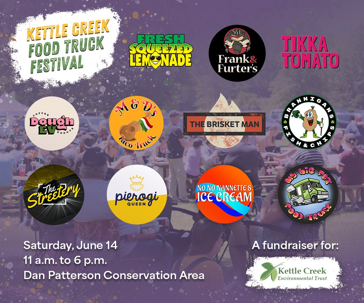 KCETrust's tweet image. Join us Sat., June 14 from 11AM–6PM at Dan Patterson CA!

Enjoy tasty eats from local trucks—10% of all sales support local conservation initiatives.

Bring your appetite &amp;amp; make a difference!

👉 kettlecreektrust.com/kettle-creek-f…