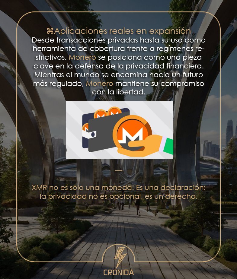 🕵️‍♂️ Monero (XMR): La Criptomoneda que Lleva la Privacidad al Siguiente Nivel

🔐 Privacidad sin compromisos
Monero nació en 2014 con un objetivo claro: ofrecer transacciones 100% privadas y anónimas. 
#Monero #XMR #Criptomonedas #Blockchain #Privacidad  #CriptoNoticias