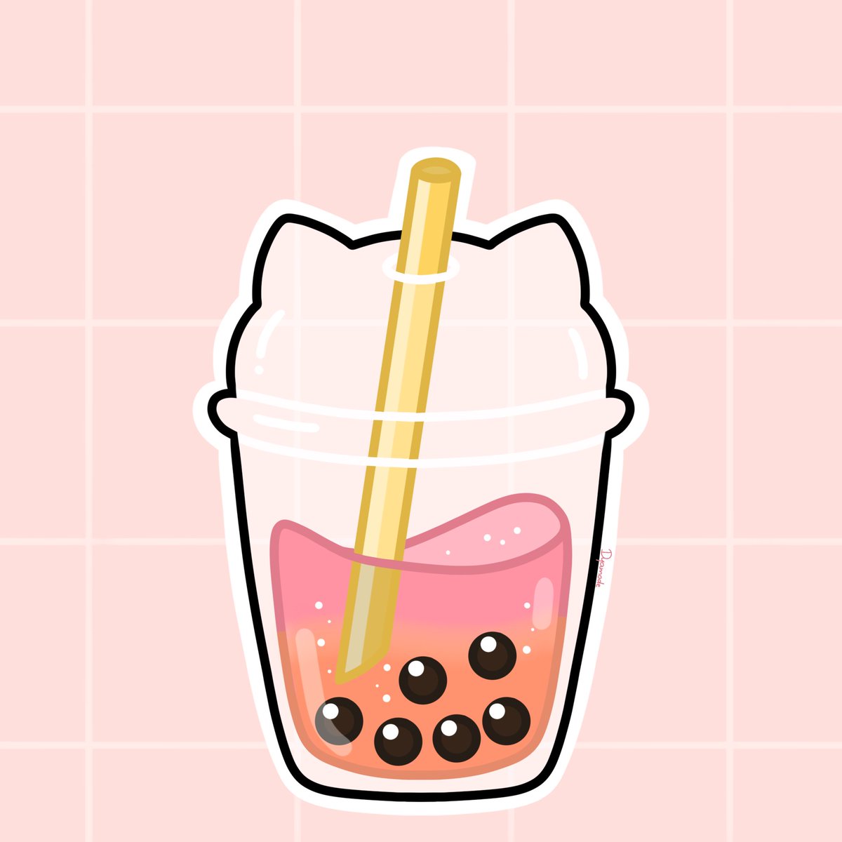 dyamode's tweet image. Peach Cat Boba Tea ~ ✧˖°ʚ🍑ɞ♡ 
.
(( I plan to draw more flavors and this might be my first shaker keychain design, stay alert for merch ฅ^._.^ฅ ))
.
 #bobatea #bubbletea #peach #cat #drink #digitalart #art #straw