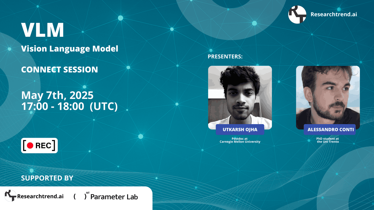 Thank you to everyone who joined the ResearchTrend Connect Event! ✨

Missed the event or want to rewatch your favorite sessions? 🎥🌟

We’ve got you covered — the recordings are now available on YouTube: youtube.com/@researchtrend…