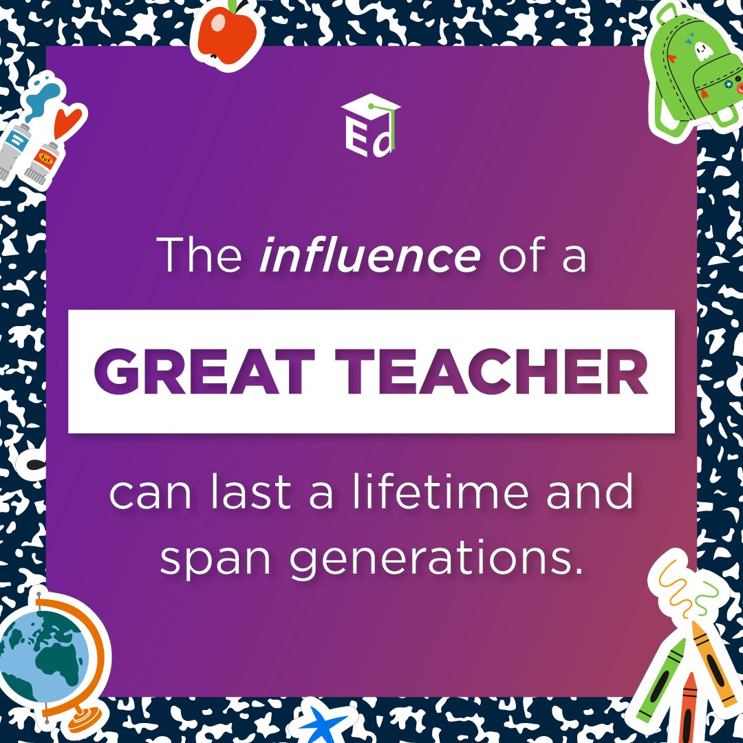 There’s a reason why, even years later, so many people can still remember their favorite teachers from childhood. #TeacherAppreciationWeek