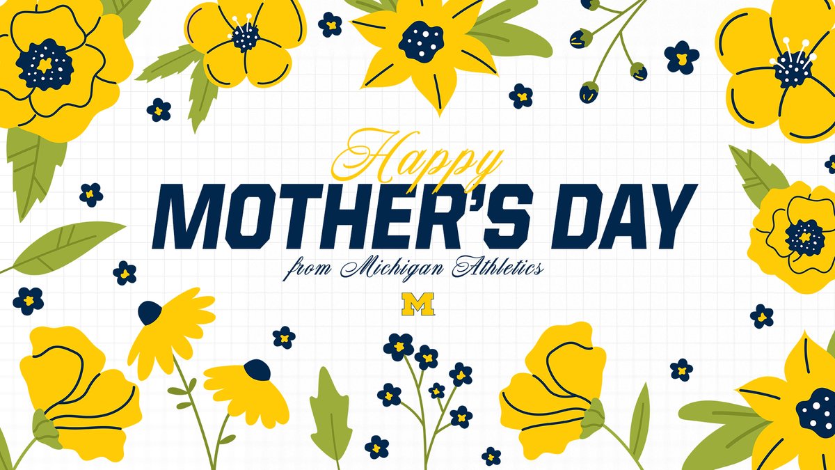 For the one who deserves all the flowers, love, and appreciation in the world. Happy Mother's Day!

#GoBlue x #MothersDay