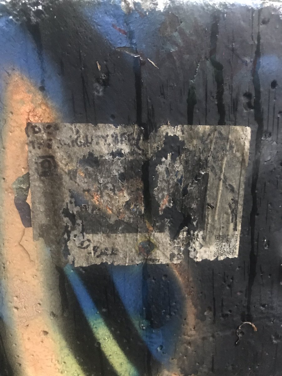 inoiseaguy's tweet image. Tentacle animation cel print wheat paste. 
From November 2024 to May 2025.
.
.
.
#publicart #wheatpaste #wheatpasteart #visualnoise #inoiseaguy #weathered #deteriorating #tentacle