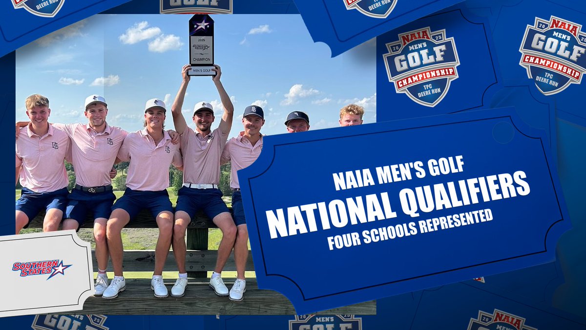 The qualifiers for the 2025 NAIA Men's Golf National Championship were announced. Two teams and two individuals will represent the SSAC. Details | tinyurl.com/25j482pw