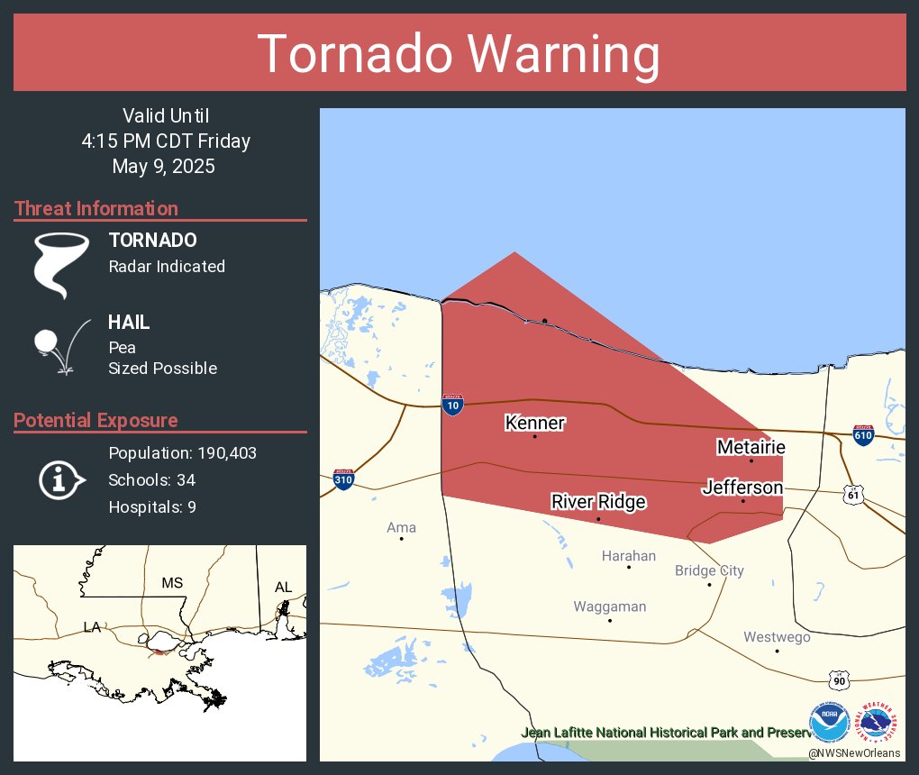 NWS New Orleans tweet media