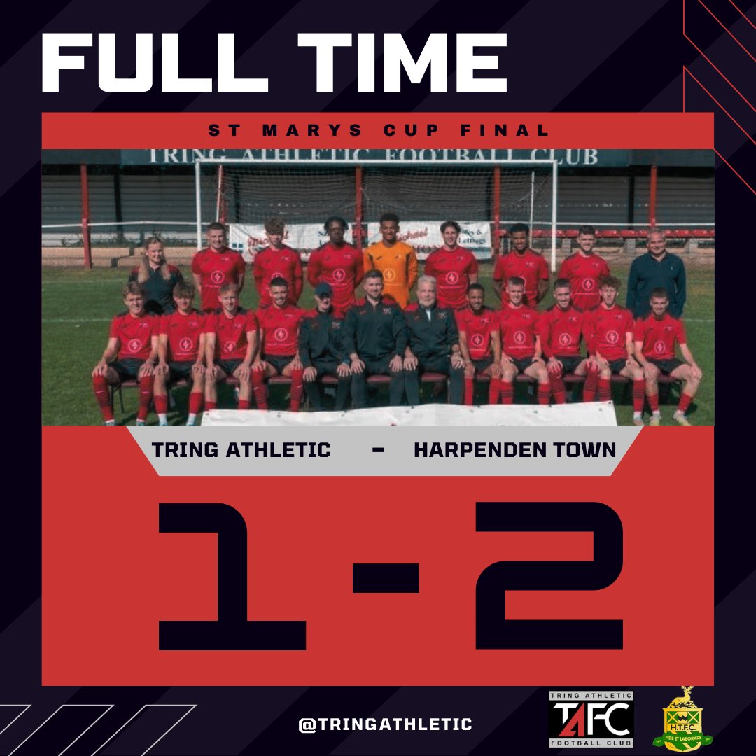 Full time at Vauxhall Road.

Thank you for your fantastic support this evening, Tring Athletic fans 👏

#TAFC 🔴⚫️