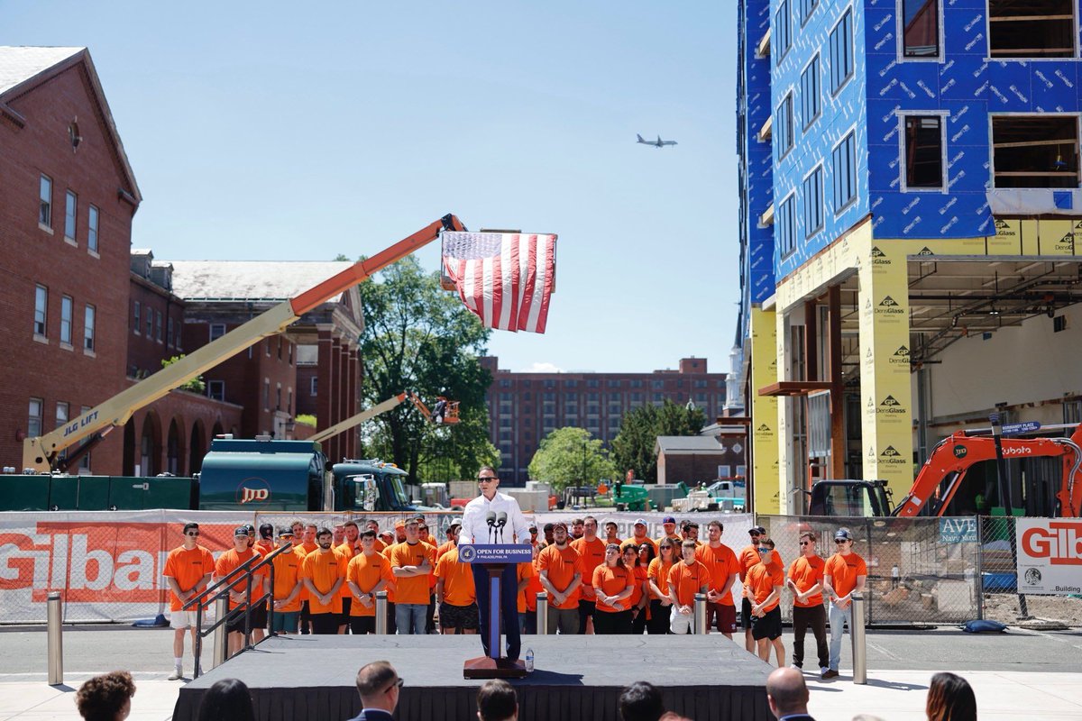 Governor Josh Shapiro (@governorshapiro) on Twitter photo Yesterday, I stood with <a href="/IBEW98/">IBEW Local 98</a> and local leaders to announce a $30 million investment in the Philly Navy Yard through our PA SITES program — funding that will turn 54 acres of dirt into shovel-ride sites for manufacturing and commercial use.
We're ready to compete and win in Yesterday, I stood with <a href="/IBEW98/">IBEW Local 98</a> and local leaders to announce a $30 million investment in the Philly Navy Yard through our PA SITES program — funding that will turn 54 acres of dirt into shovel-ride sites for manufacturing and commercial use.
We're ready to compete and win in