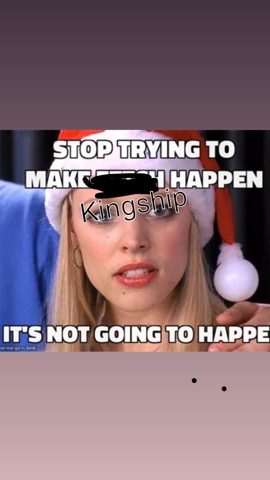 Back for my annual Kingship tweet 😆