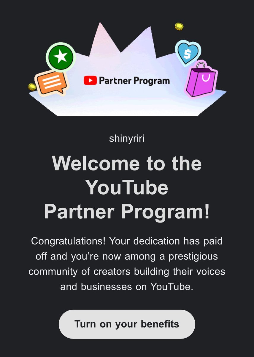 FINALLY! thank you <a href="/YouTube/">YouTube</a> 🥹✨