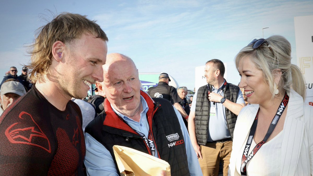 🏍️ I was delighted to attend the North West 200 in Portrush yesterday, one of the most prestigious racing events in the world, attracting well over 150,000 fans from across Ireland and around the globe.

It was great to meet some of the riders who put on a thrilling show, and to
