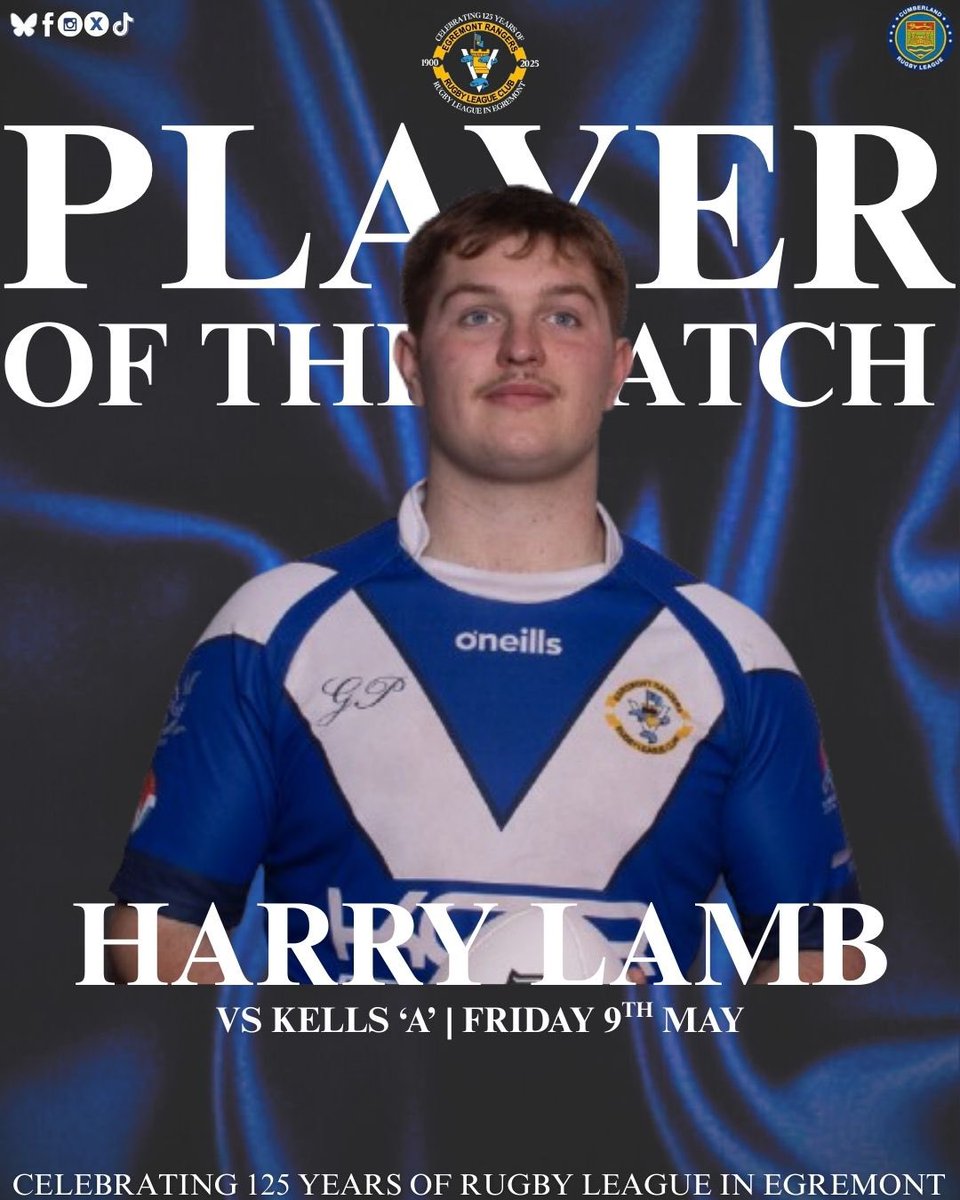 Egremont Rangers (@egremontr) on Twitter photo ๐๐๐๐๐๐ ๐๐
๐๐๐ ๐๐๐๐๐ ๐
Congratulations to our official player of the match from tonightโs CARL game against <a href="/kells_arl/">Kells ARLFC</a>
๐| Harry Lamb
Harry is proudly sponsored by The Wheatsheaf Inn for the 2025 season.
#UpTheMont | #Since1900 ๐๐๐๐๐๐ ๐๐
๐๐๐ ๐๐๐๐๐ ๐
Congratulations to our official player of the match from tonightโs CARL game against <a href="/kells_arl/">Kells ARLFC</a>
๐| Harry Lamb
Harry is proudly sponsored by The Wheatsheaf Inn for the 2025 season.
#UpTheMont | #Since1900