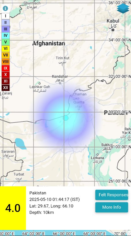 grvphotographer's tweet photo. @amanroutray7 Earthquake Pakistan 4.0 few minutes ago https://t.co/X0AJ1ztCNq