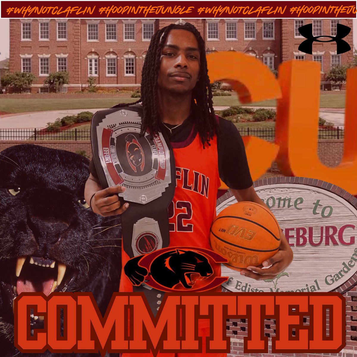 COMMITTED TO THE JUNGLE!🧡 #AGTG #JUCOPRODUCT #COMMITTED 
<a href="/ClaflinPanthers/">Claflin Athletics</a>