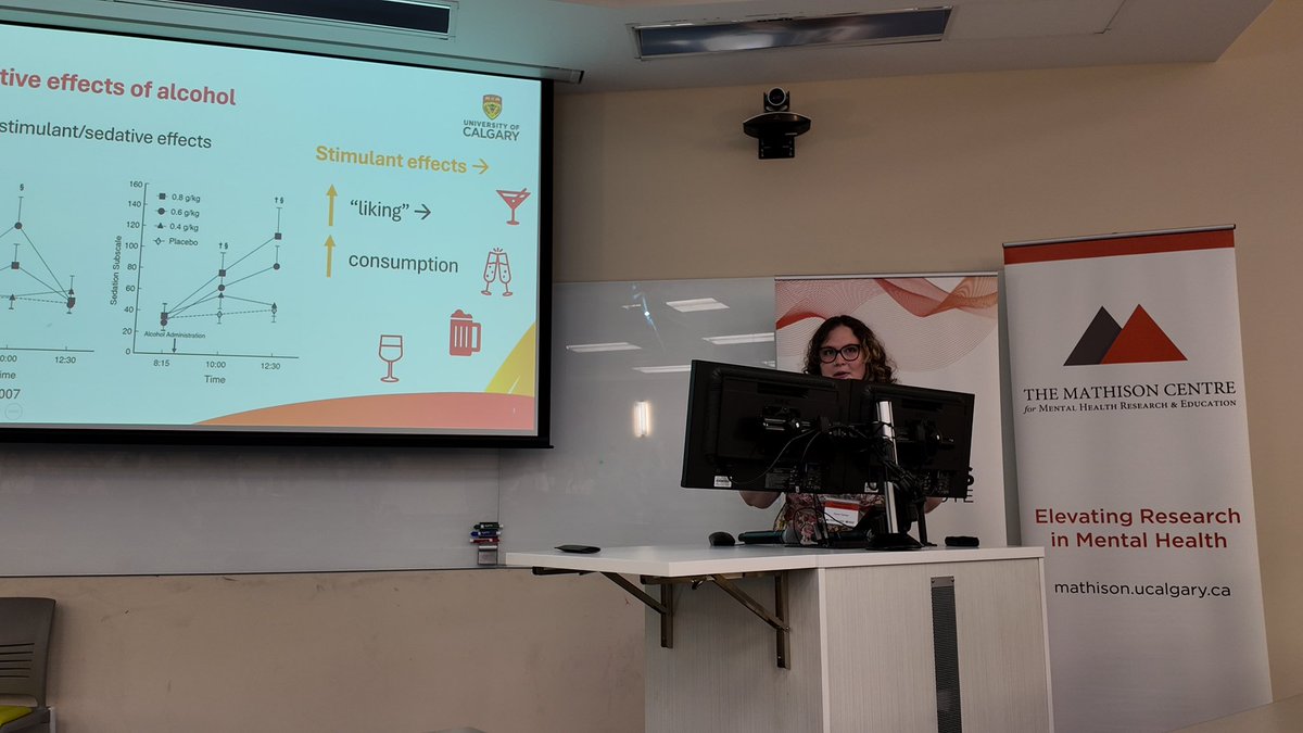 The Mathison Centre (@mathisoncentre) on Twitter photo Mathison postdoc Dr. Ryann Tansey walked us through her exciting work on “Associations between acute alcohol intake, peripheral endocannabinoid concentrations, and the neural processing of reward and affect in healthy humans” <a href="/pact_lab/">Psychedelic & Cannabinoid Therapeutics (PaCT) Lab</a> Mathison postdoc Dr. Ryann Tansey walked us through her exciting work on “Associations between acute alcohol intake, peripheral endocannabinoid concentrations, and the neural processing of reward and affect in healthy humans” <a href="/pact_lab/">Psychedelic & Cannabinoid Therapeutics (PaCT) Lab</a>