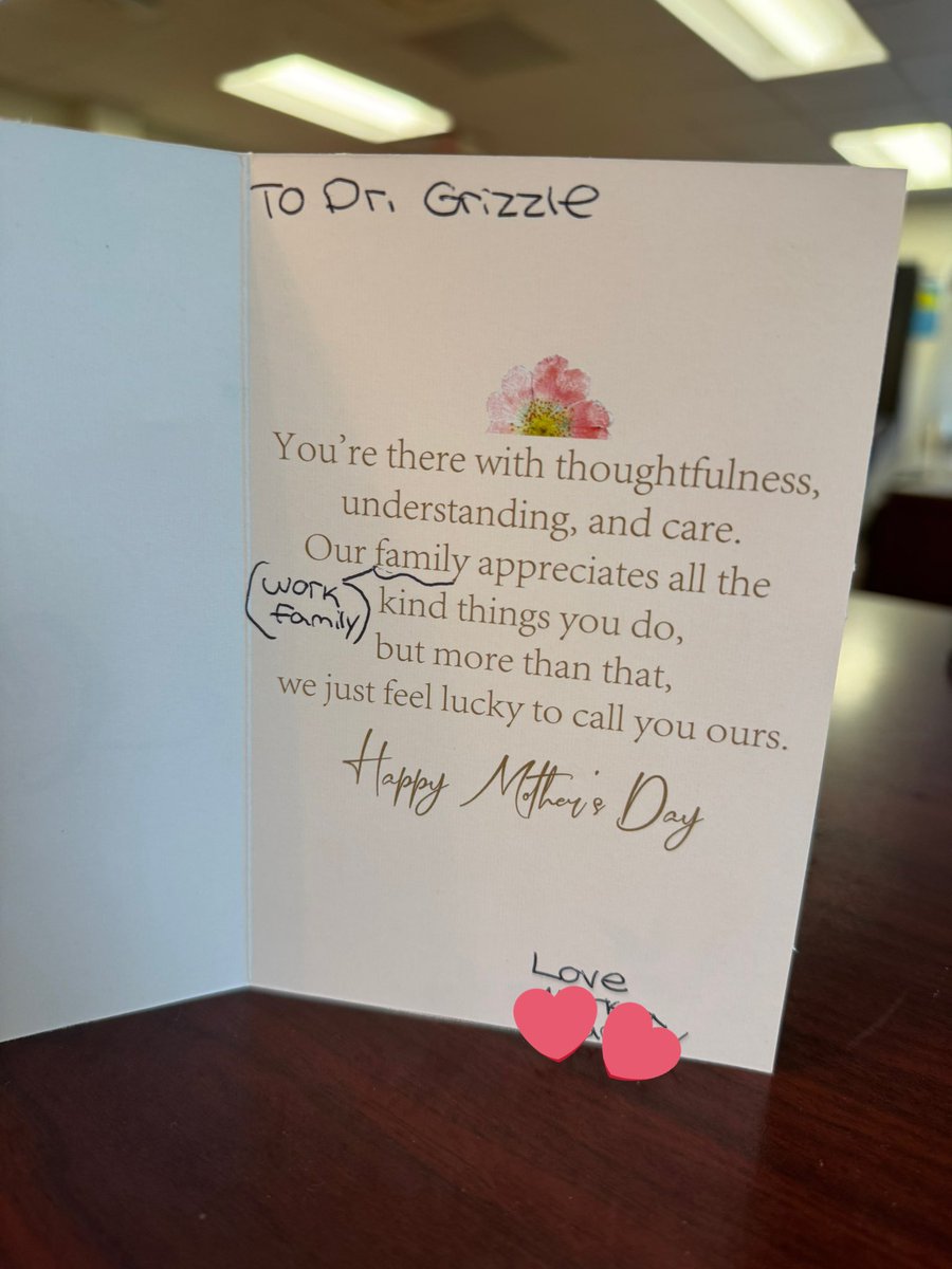 Received this beautiful, heartfelt card from a teacher this morning and it truly made my day. Grateful beyond words for the kindness, support, and love of the incredible colleagues I get to work with every day. #Gratitude #Teamwork #EducationFamily