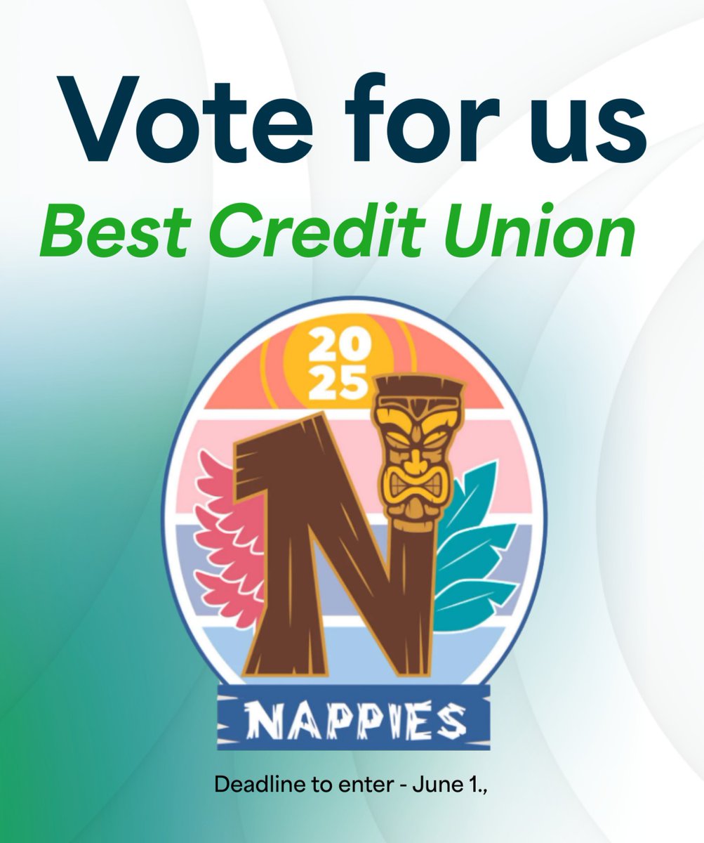 Keesler Federal is a finalist for Best Credit Union in the Lagniappe Nappies! Vote daily until June 1 at votenappies.com to support our team's exceptional service to the community.