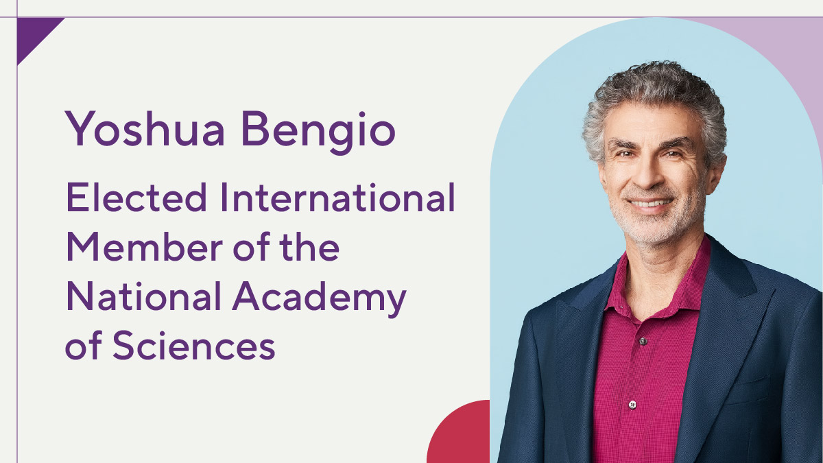 Mila - Institut québécois d'IA (@mila_quebec) on Twitter photo Congratulations to Yoshua Bengio, who has been elected international member of the <a href="/theNASciences/">National Academy of Sciences</a>, one of the most prestigious scientific organizations in the world. See the list of elected members nasonline.org/news/2025-nas-… Congratulations to Yoshua Bengio, who has been elected international member of the <a href="/theNASciences/">National Academy of Sciences</a>, one of the most prestigious scientific organizations in the world. See the list of elected members nasonline.org/news/2025-nas-…