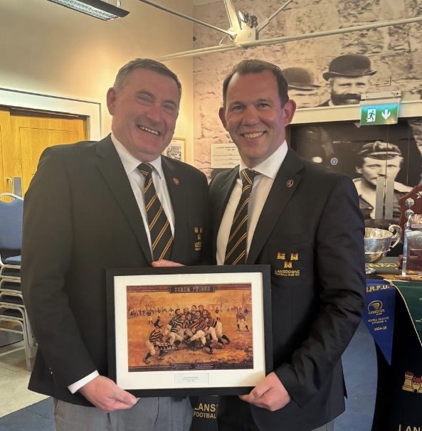 The changing of the guard! Our new president Gavin Lee takes over from our outgoing president Conor Shaw. Thank you Conor for a fantastic season - your commitment was second to none. Gavin Lee you have big boots to fill ! #Since1872