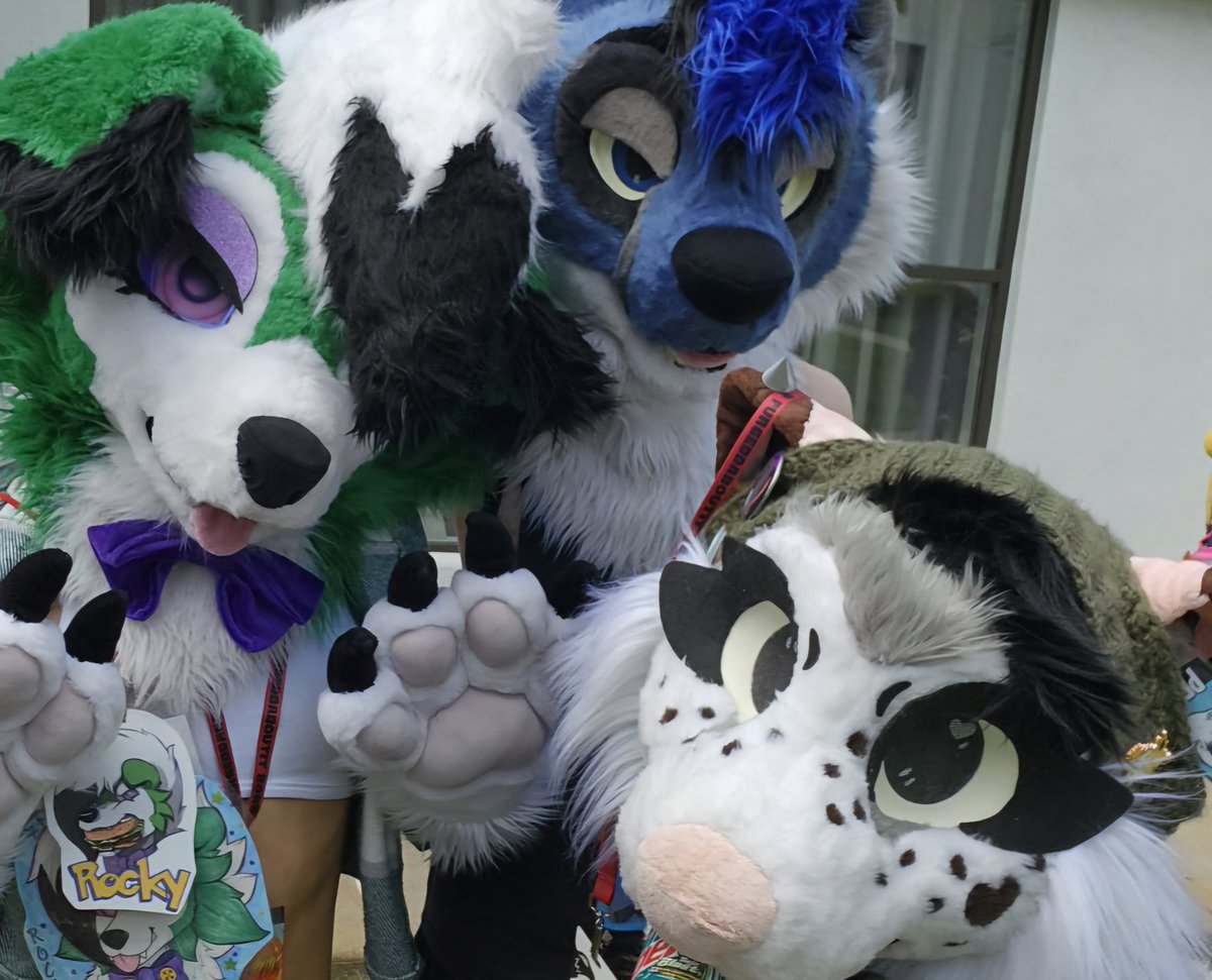 🐶✨️Star✨️🏳️🌈 (@staradder8) on Twitter photo Happy #FursuitFriday with,
<a href="/Lycanroxxx/">Rocky!</a> <a href="/UnkownEntity/">Man with no name</a> 
Hope everyone has a nice weekend!
#furryfandom Happy #FursuitFriday with,
<a href="/Lycanroxxx/">Rocky!</a> <a href="/UnkownEntity/">Man with no name</a> 
Hope everyone has a nice weekend!
#furryfandom