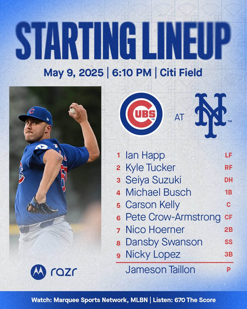 Back in the Big Apple. 

Watch the game live on the Marquee Sports Network App.