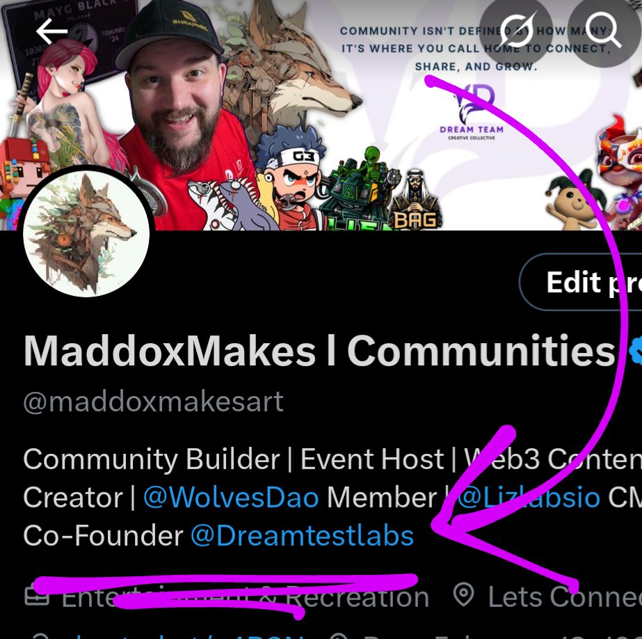 MaddoxMakes l Communities (@maddoxmakesart) on Twitter photo To all of my friends asking about my relationship to Dream Test Labs: 
Spoiler at the end 😏
FAQ:
Is this your Project?
Yes, Taris and I Co-Founded DTL and are  managing this project.
What is Dream Test Labs?
We are forming a group of tight knit testers to become a part of the To all of my friends asking about my relationship to Dream Test Labs: 
Spoiler at the end 😏
FAQ:
Is this your Project?
Yes, Taris and I Co-Founded DTL and are  managing this project.
What is Dream Test Labs?
We are forming a group of tight knit testers to become a part of the