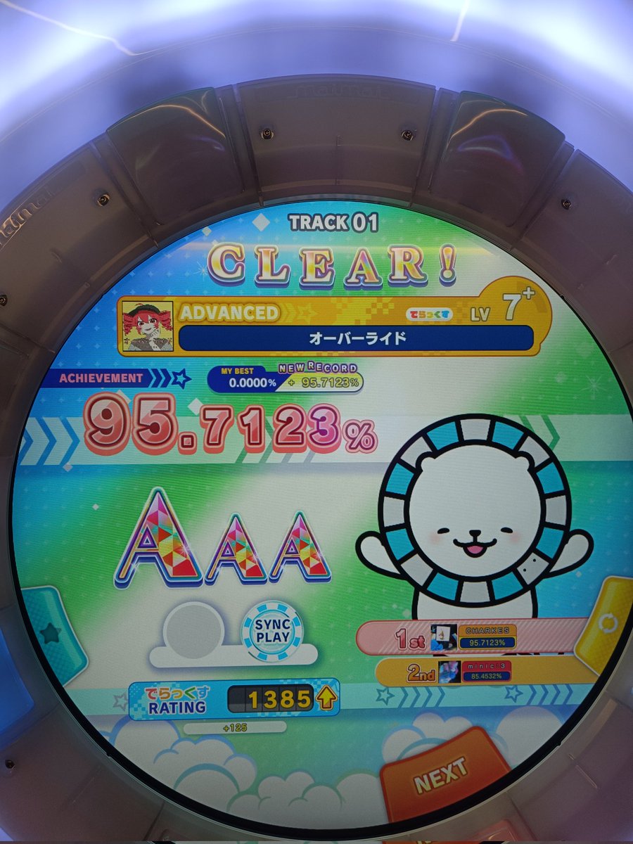 Played maimai for the first time last night :3