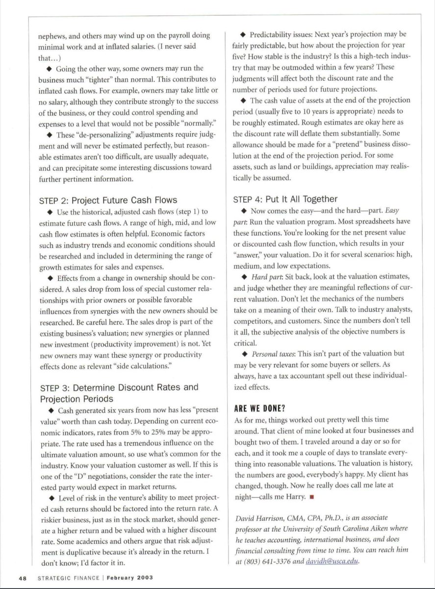 thebigideas_'s tweet image. Business Valuation Made Simple

It’s all about cash 

Interesting piece