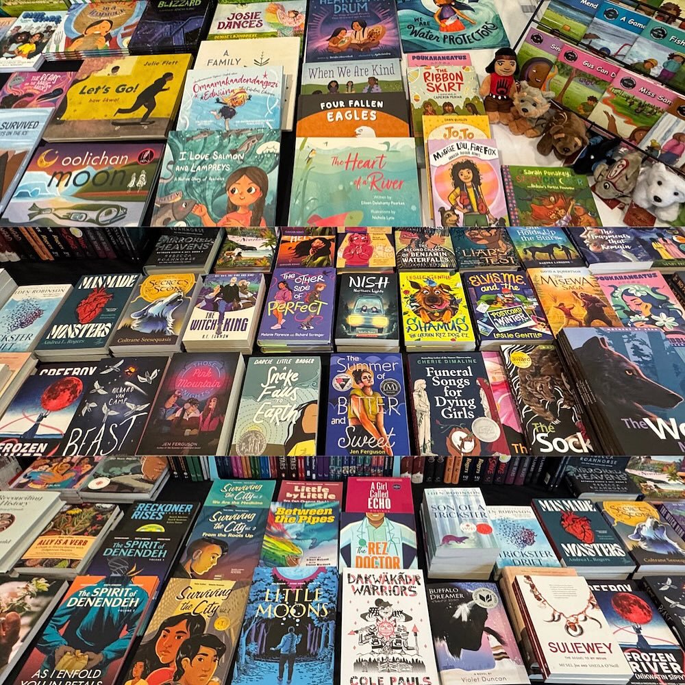 Picture books, graphic novels, non-fiction, and more—we’ve brought it all to the <a href="/noiie_bc/">NOIIE</a>  Symposium! Come by and chat books with us! 

Find all these titles and more at strongnations.com