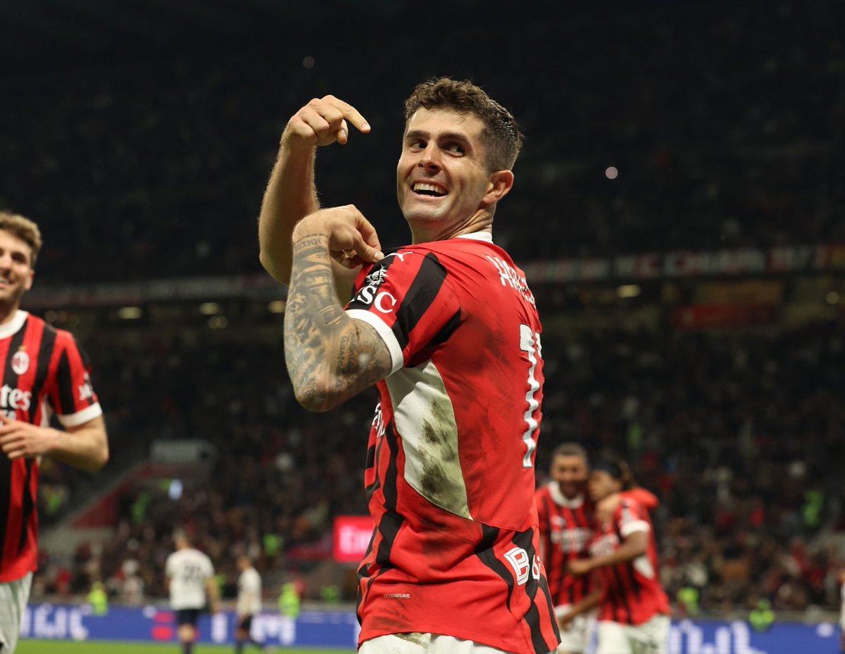 MILANOPIC's tweet photo. Christian Pulisic #MilanBologna https://t.co/kpD0GrFYN8