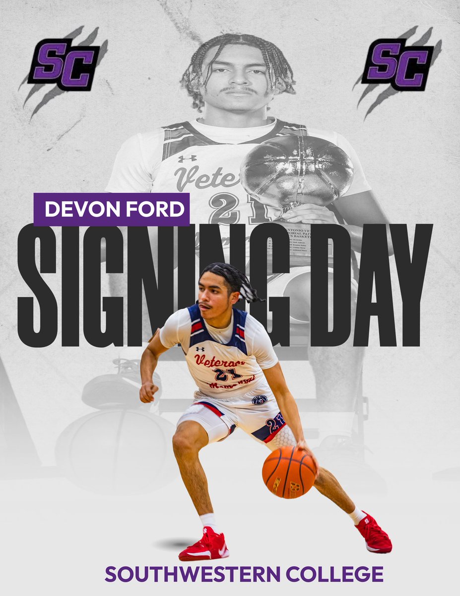 🖋SIGNING DAY🖋 | Join us at 8:00 am at the Bunker on Monday, May 12th at VMHS as we celebrate Devon Ford!

Devon will be signing his letter of intent to play basketball at Southwestern College.

<a href="/VMHSMediaTeam/">VMHS Media</a> <a href="/SAVeteransHS/">Veterans Memorial High School</a> <a href="/VMHSABC/">VMHS Athletic Booster Club</a> @JISD_Athletics <a href="/devonford33/">Devon Ford</a>