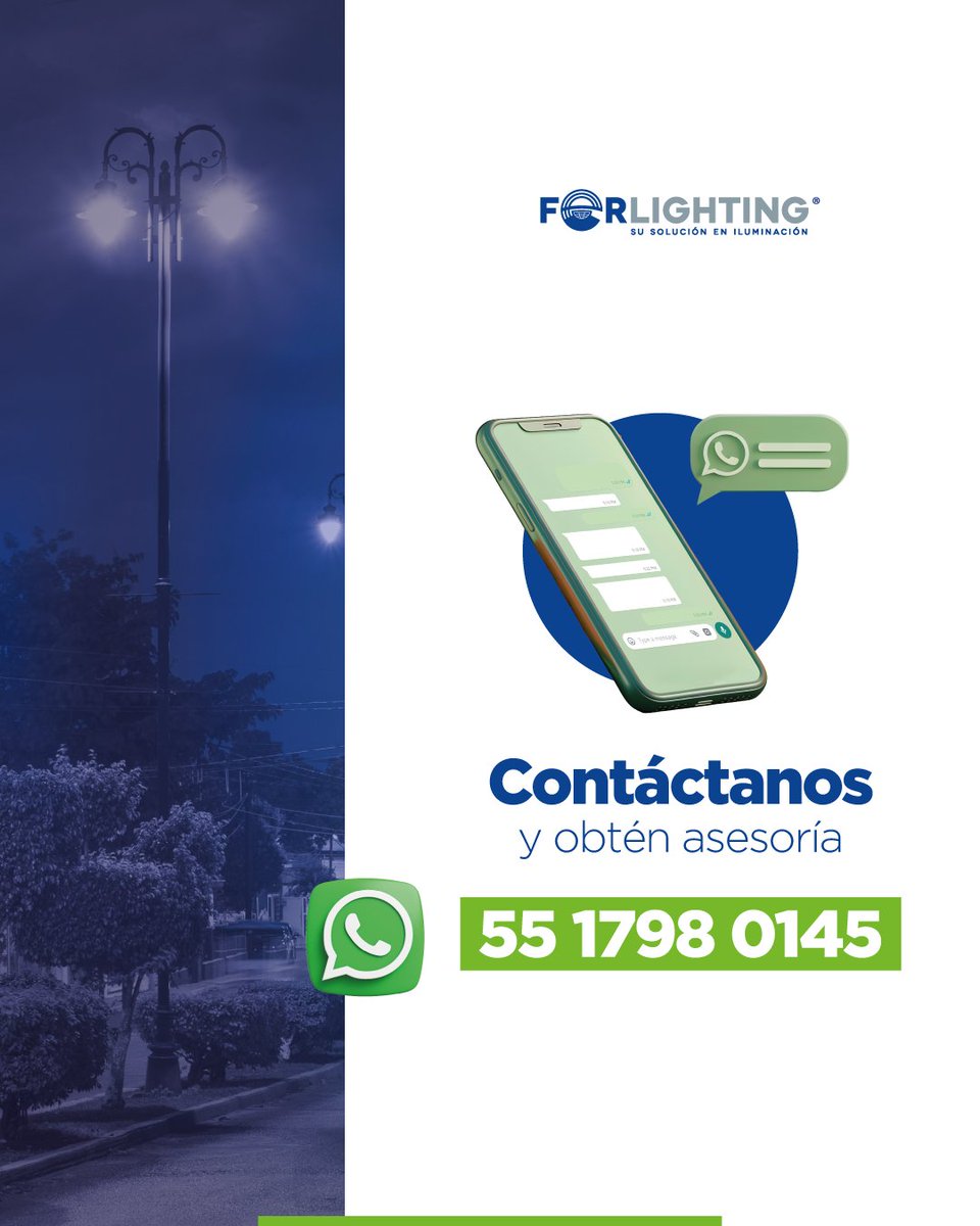 forlightingmx's tweet image. En Forlighting sabemos cómo llevar la mejor tecnología LED a cada proyecto. ✨ ¿Necesitas asesoría? 📲 ¡Contáctanos ahora!
📲 WhatsApp: 55 1798 0145.
📞 Tel: 33 3646 6400.
🌐 forlighting.com.mx.
