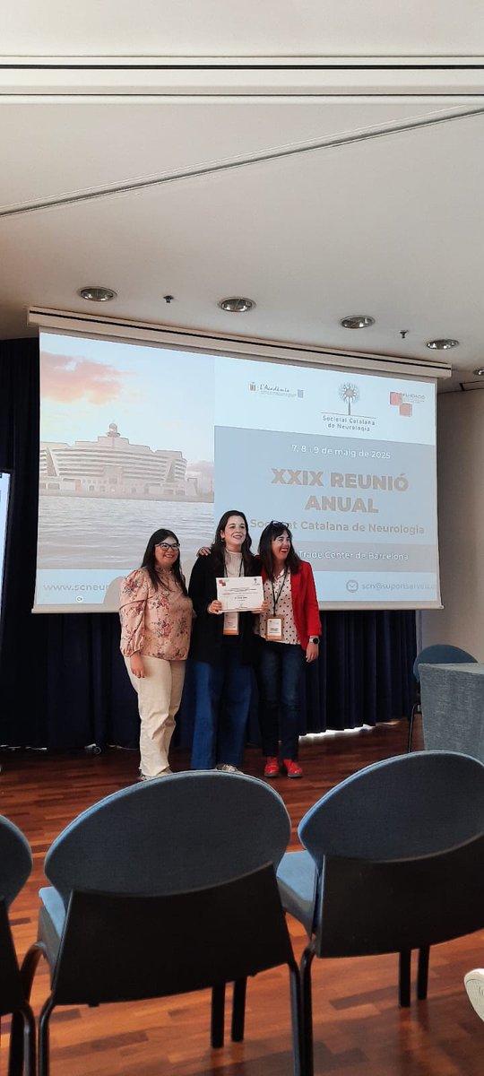 Guada Fernandez-Villullas (@guadixvi) on Twitter photo Primera ganadora de la beca de enfermería de la <a href="/SCatalanaNeuro/">SCatalanaNeurologia</a> . Enhorabuena a <a href="/monisercle/">Mònica Serrano</a> <a href="/hospitalclinic/">Hospital Clínic</a> . <a href="/Lali_Gine/">Lali Giné</a> Primera ganadora de la beca de enfermería de la <a href="/SCatalanaNeuro/">SCatalanaNeurologia</a> . Enhorabuena a <a href="/monisercle/">Mònica Serrano</a> <a href="/hospitalclinic/">Hospital Clínic</a> . <a href="/Lali_Gine/">Lali Giné</a>