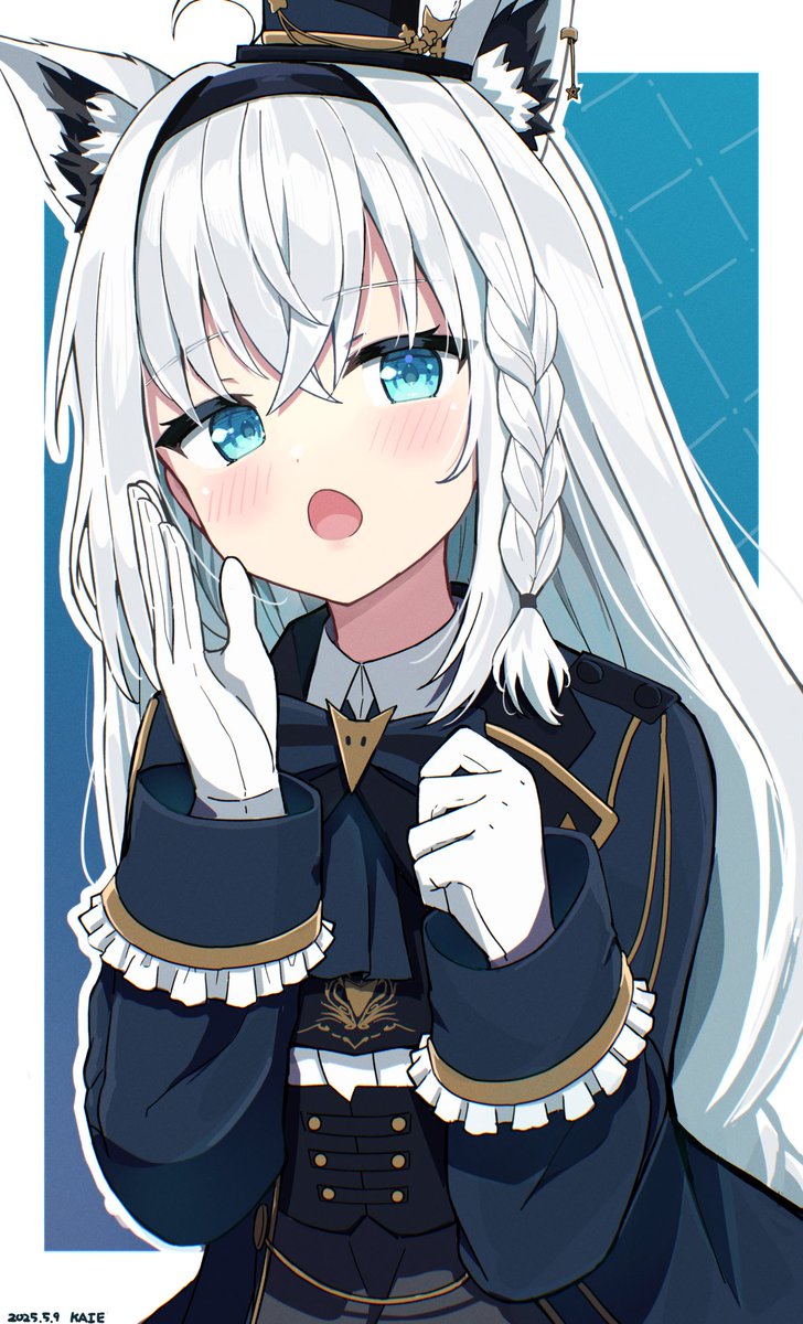 フブキ「9日目 白上フブキさん #絵フブキ 」|かいえのイラスト