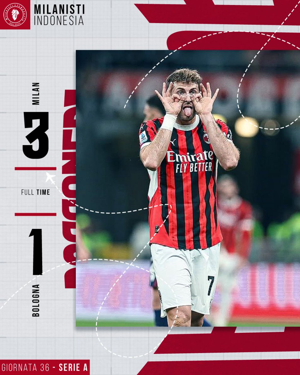 Biasakan nonton Milan sampai habis! 

Optimis menang lagi di final Copa gaes?

#milanistiindonesia #forzamilan🔴⚫