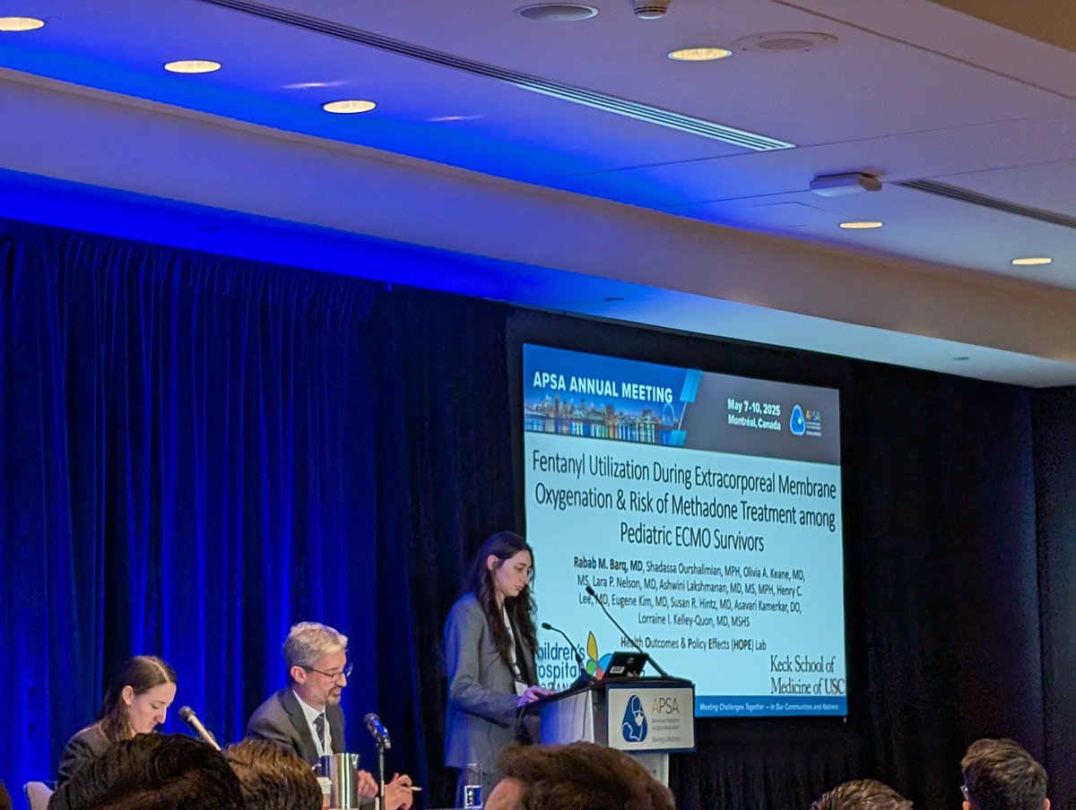 Lorraine Kelley-Quon, MD, MSHS, FACS, FAAP (@lkelley_quon) on Twitter photo Standing room only to see <a href="/BarqRuby/">Ruby Barq</a> present findings from <a href="/HOPE_sci_lab/">HOPE Lab</a> at #APSA25 highlighting increased risk of methadone treatment with prolonged fentanyl use during #ECMO. <a href="/ChildrensLA/">Children's Hospital LA</a> <a href="/APSASurgeons/">APSA Surgeons</a> <a href="/VCUGenSurgRes/">VCU General Surgery Residency</a> <a href="/KECKSchool_USC/">Keck School of Medicine of USC</a> Standing room only to see <a href="/BarqRuby/">Ruby Barq</a> present findings from <a href="/HOPE_sci_lab/">HOPE Lab</a> at #APSA25 highlighting increased risk of methadone treatment with prolonged fentanyl use during #ECMO. <a href="/ChildrensLA/">Children's Hospital LA</a> <a href="/APSASurgeons/">APSA Surgeons</a> <a href="/VCUGenSurgRes/">VCU General Surgery Residency</a> <a href="/KECKSchool_USC/">Keck School of Medicine of USC</a>