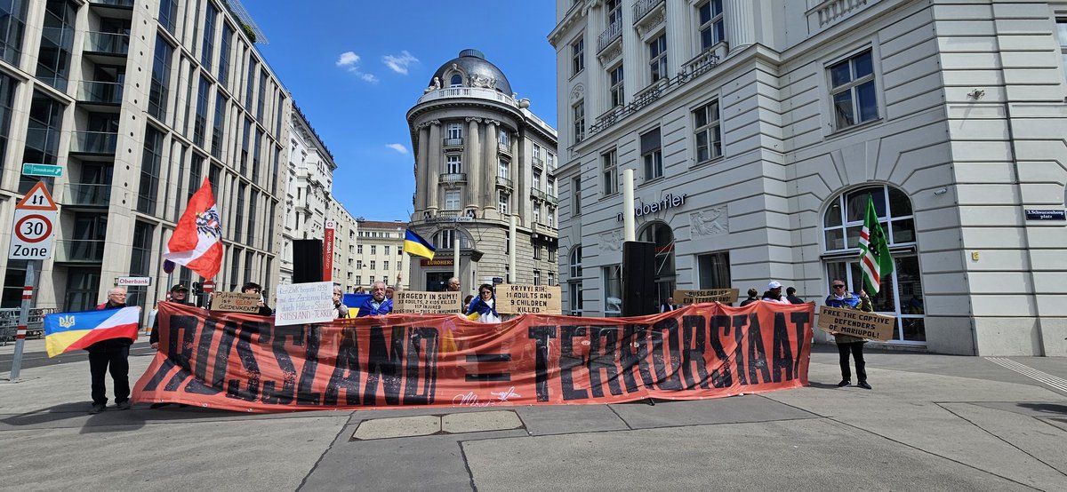 Shame on May 9 in Vienna"

Today is May 9 — a day that Russia has turned from a memory of the dead into a farce. A day that should be a day of mourning has become a parade of cynicism, propaganda and lies for a terrorist state.And the most shameful thing is that this is happenin
