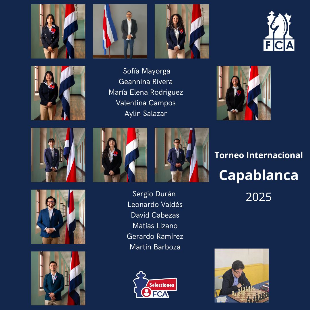 Seleccionados Nacionales en Cuba para disputar el prestigioso Torneo Internacional Capablanca