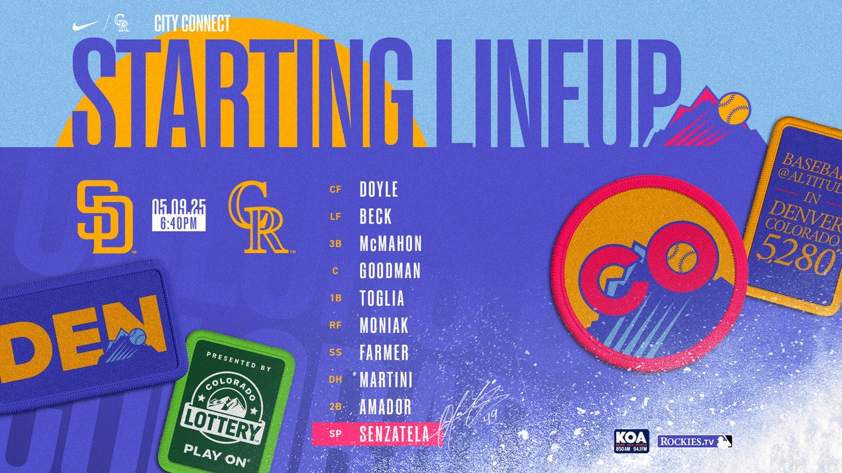 City Connect Friday at 20th &amp; Blake 🔜   

Repost for your chance to win your own City Connect jersey courtesy of <a href="/ColoLottery/">Colorado Lottery</a>