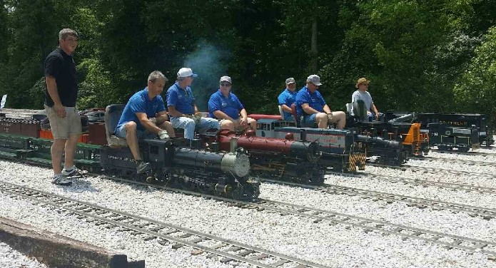 The North Georgia Live Steamers next public run date is 5/17/2025. Trains will begin operation at 1pm. Rides will conclude with the last train at 4:30pm. The cost to ride a train is $2.00 per person. Run days may be canceled for inclement weather.
