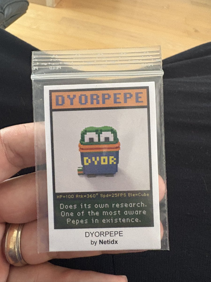 Paper wallet Pepes in plastic 

 <a href="/Darkfarms1/">Darkfarms㊙️</a> &amp; <a href="/netindexed/">netidx</a>