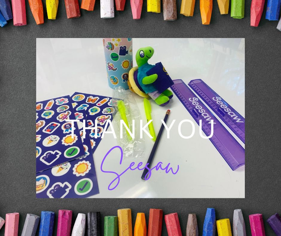 jennever1st's tweet image. My first graders were SO excited to win credit to spend at the Seesaw store! It was a great way to celebrate the Math Quest Riddles! Thank you Seesaw!
🤗💜🎉
#Seesaw #Seesawsolveit #SeesawGiveaway
