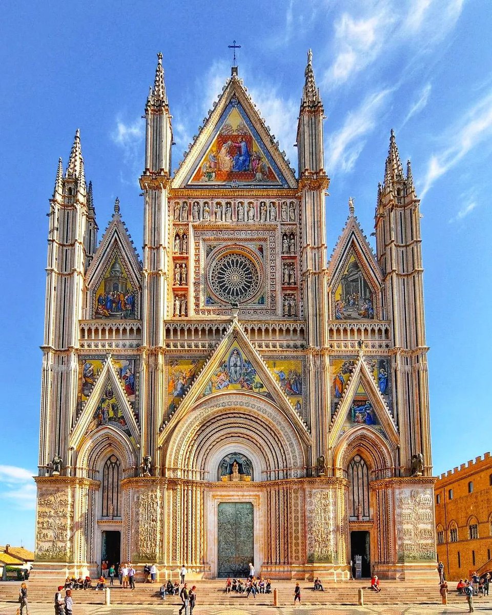 Orvieto Cathedral. 
Definitely Gothic - just with an unmistakably Italian touch