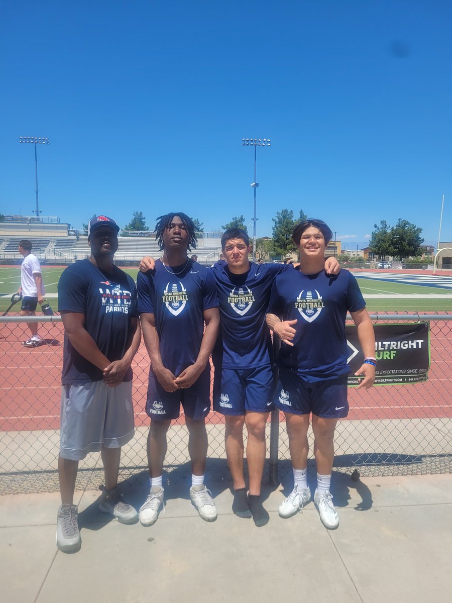 Fred Scott (@fjscotty4) on Twitter photo Proud to watch these young men <a href="/vmhsfootball/">Vista Murrieta Football</a> showcase! These LBs have been ballers since the youth days!
Hard Work Pays Off!!
<a href="/jaydenscott02/">Jayden Scott</a>
<a href="/BrennanMart2026/">Brennan Martinez</a> <a href="/KainoaChing_50/">Kainoa Ching</a>
<a href="/VMHS_Prospects/">Vista Murrieta Football Staff</a> Proud to watch these young men <a href="/vmhsfootball/">Vista Murrieta Football</a> showcase! These LBs have been ballers since the youth days!
Hard Work Pays Off!!
<a href="/jaydenscott02/">Jayden Scott</a>
<a href="/BrennanMart2026/">Brennan Martinez</a> <a href="/KainoaChing_50/">Kainoa Ching</a>
<a href="/VMHS_Prospects/">Vista Murrieta Football Staff</a>