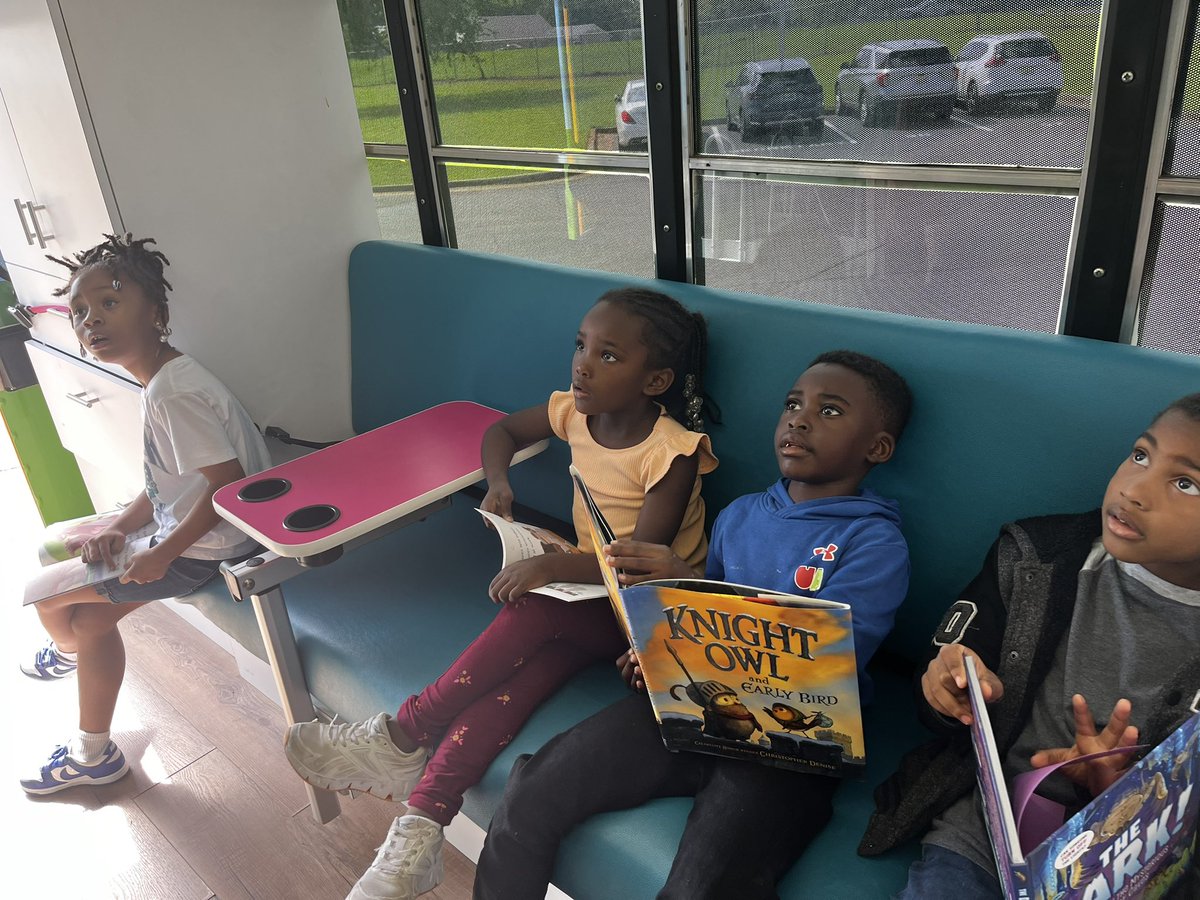 CentralESChamps's tweet image. Rolling Into Literacy! 

Our students were excited to see the Literacy Bus at CES! Our students were given the chance to explore books and choose a free book to take home— all aboard a magical mobile library.