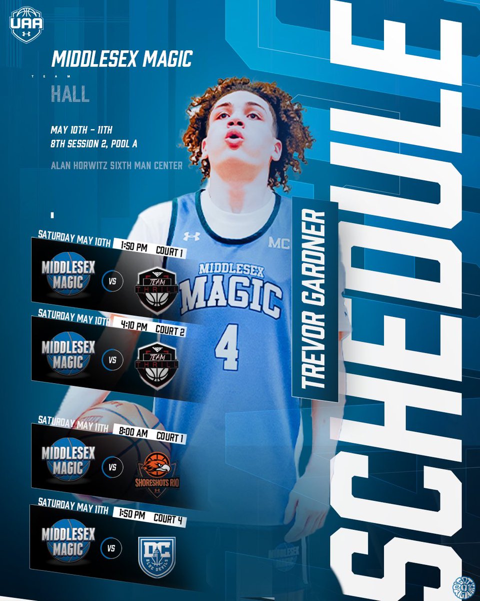 Session 2 <a href="/circuitfuture/">UA Future</a> 
Big weekend for <a href="/MiddlesexMagic/">Middlesex Magic</a> 
#magicfamily #uaa