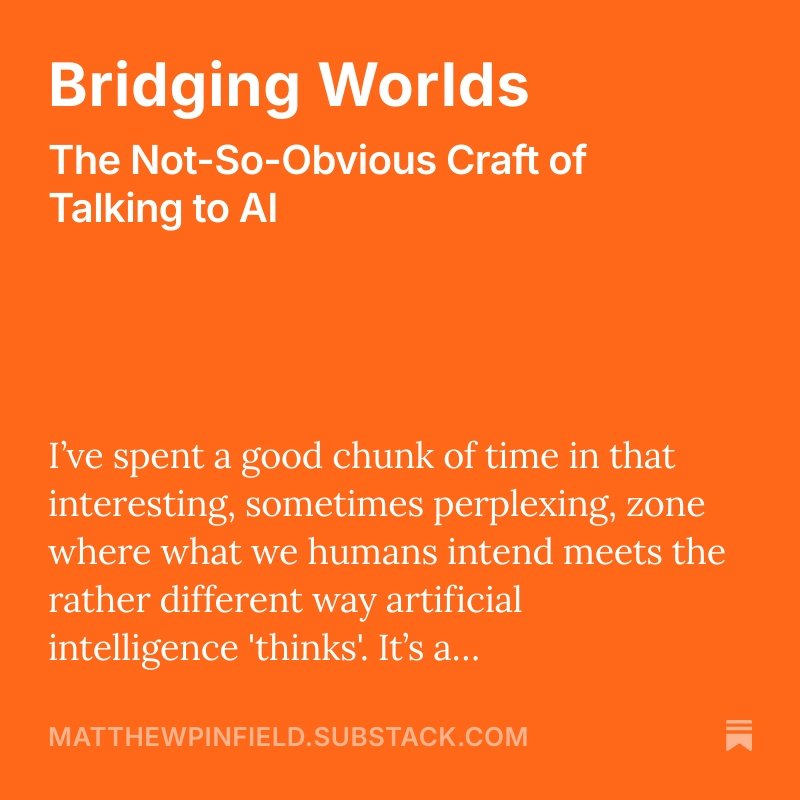 Find my long form over on SubStack